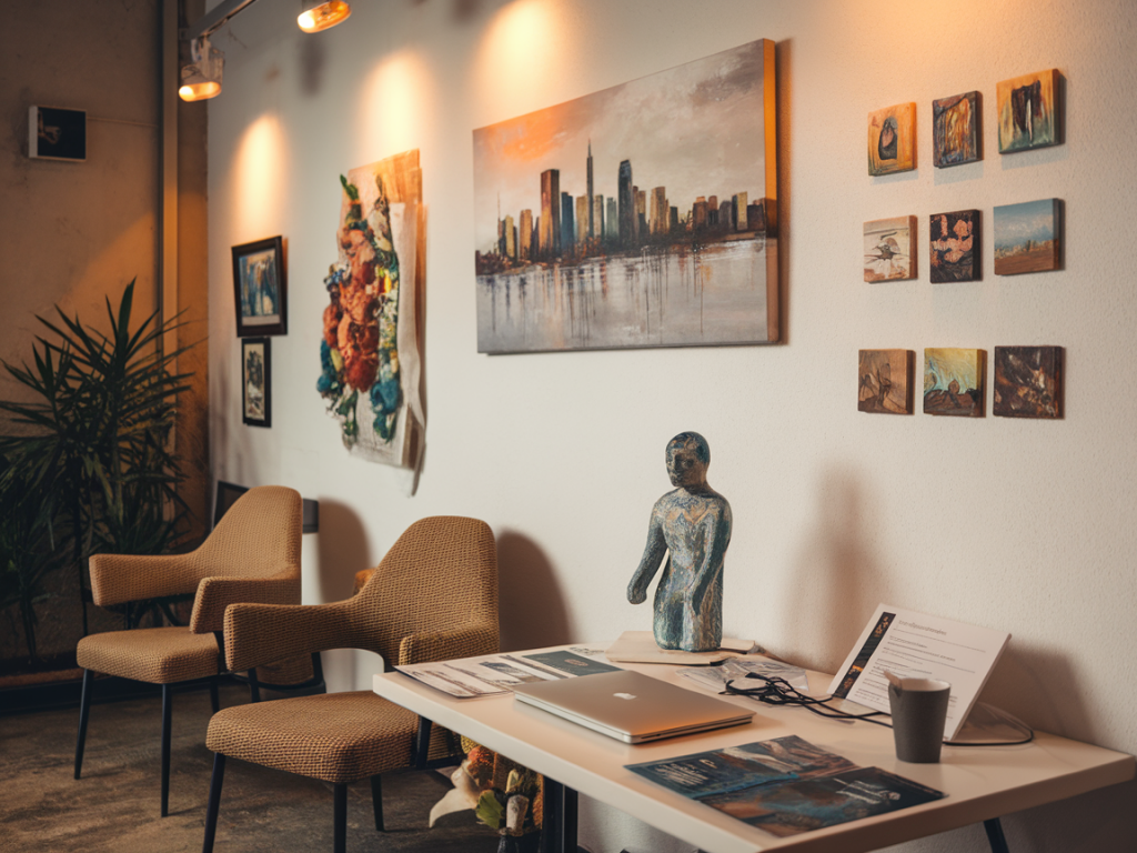 Wie entdeckst du und kontaktierst lokale galerien für eine mini‑vernissage deiner eigenen bilder in Chemnitz?