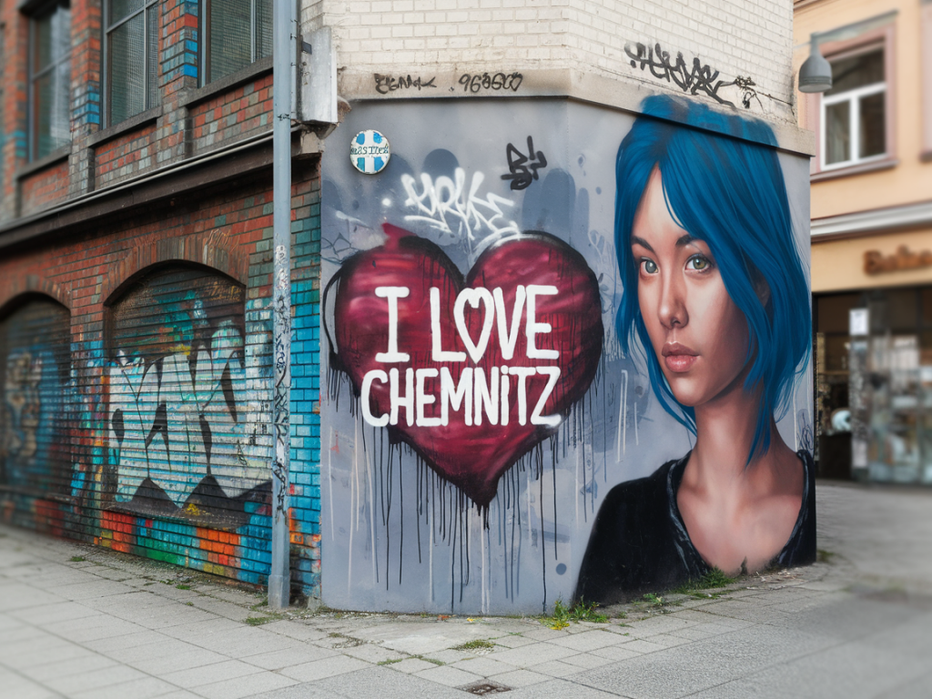 Wo verstecken sich die fotogensten street-art-ecken in chemnitz für deinen instagram-guide?
