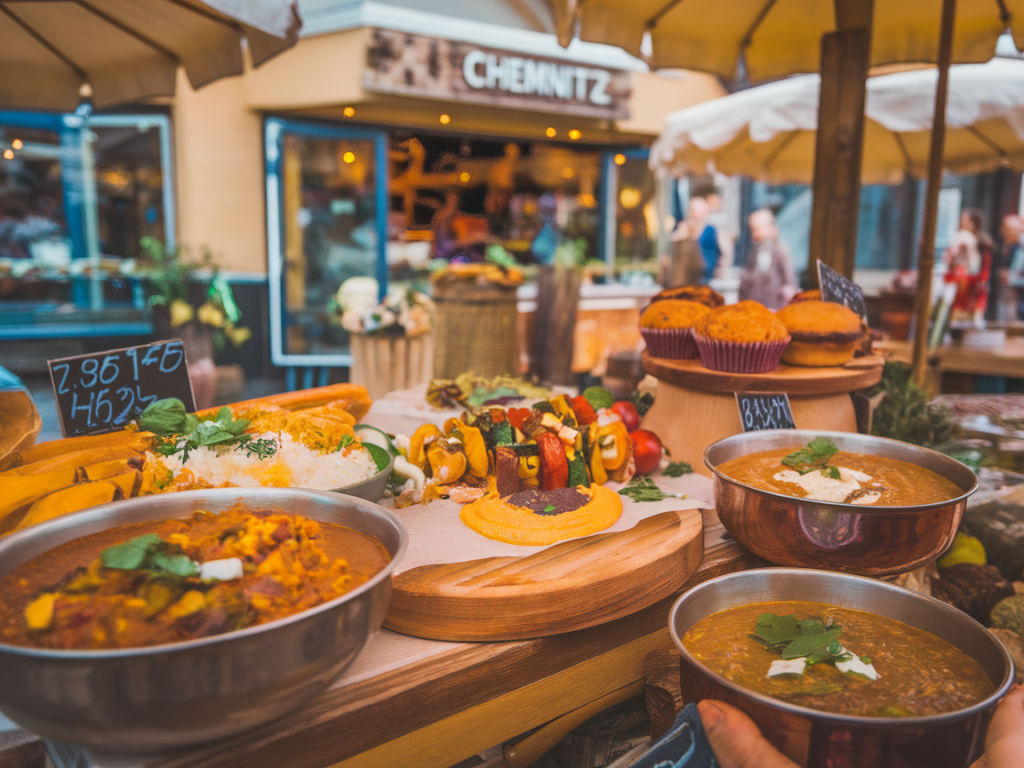 Welche veganen street-food-stände bei lokalen märkten bieten echtes geschmackserlebnis in chemnitz?